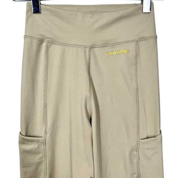 Pomme Equestrian Millie Cobblestone Bling Riding Leggings XS Knee Grip Pockets - Picture 4 of 11